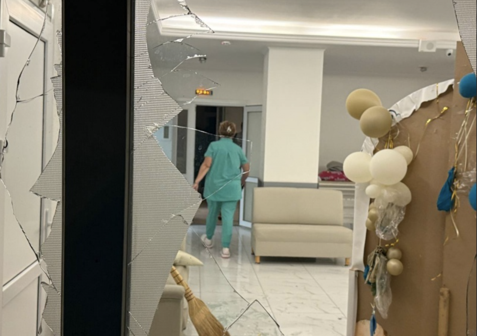 Попадание в роддом Одессы. Фото: из открытых источников